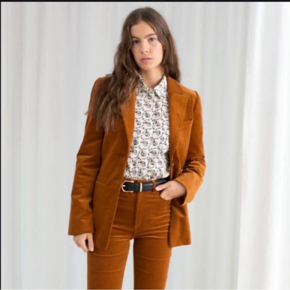 & Other Stories Corduroy blazer and trousers Set